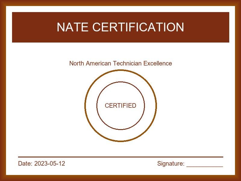 NATE Certification